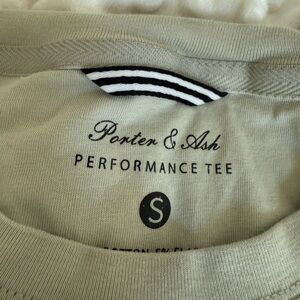 Porter & Ash Performance Tee in Cream